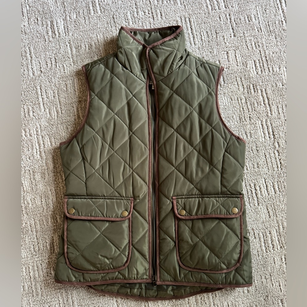 G.H. Bass Forest Green Riding Vest